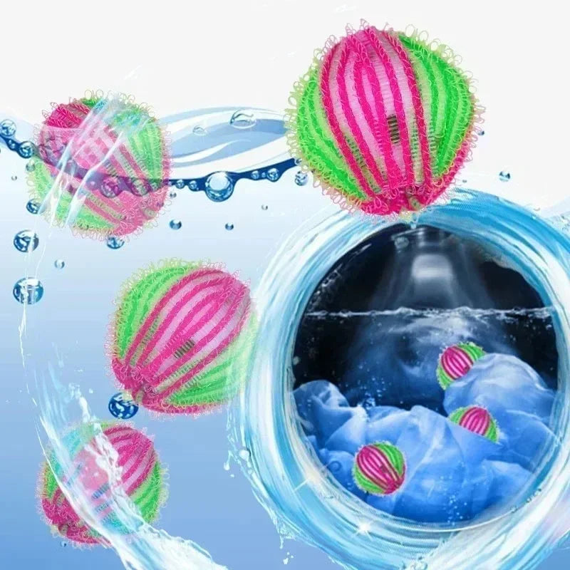 30/6pcs Magic Laundry Balls Hair Catcher Cleaning Balls Reusable Washing Machine Fur Stain Removal Filter Dirty Collection Tools