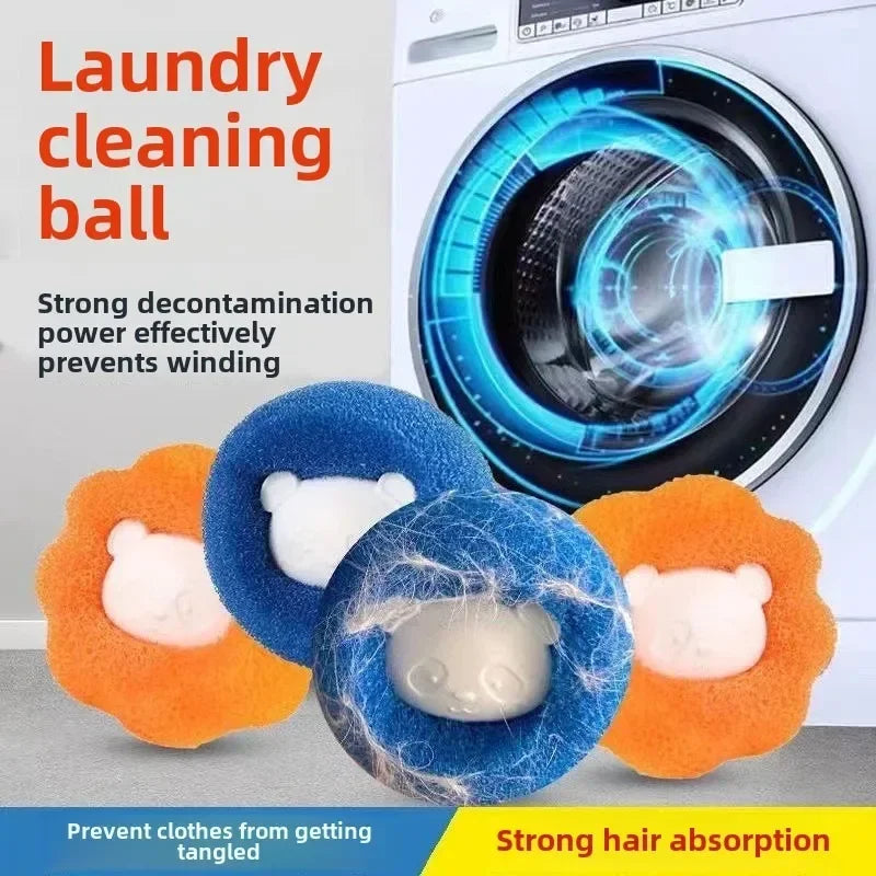 Eco Friendly Laundry Pet Hair Catcher Washing Machine Filter Reusable Fur Lint Remover Ball Home Cleaning Accessory