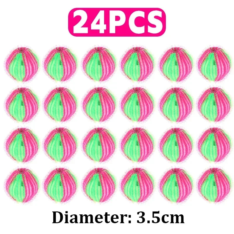 30/6pcs Magic Laundry Balls Hair Catcher Cleaning Balls Reusable Washing Machine Fur Stain Removal Filter Dirty Collection Tools
