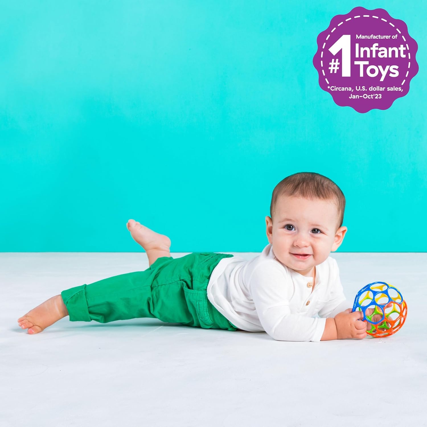 Colorful Easy Grasp Baby Ball