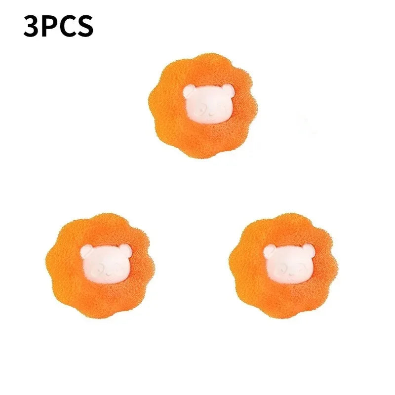 Eco Friendly Laundry Pet Hair Catcher Washing Machine Filter Reusable Fur Lint Remover Ball Home Cleaning Accessory