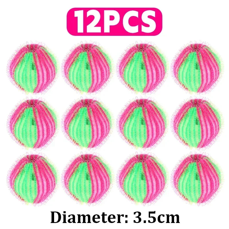 30/6pcs Magic Laundry Balls Hair Catcher Cleaning Balls Reusable Washing Machine Fur Stain Removal Filter Dirty Collection Tools