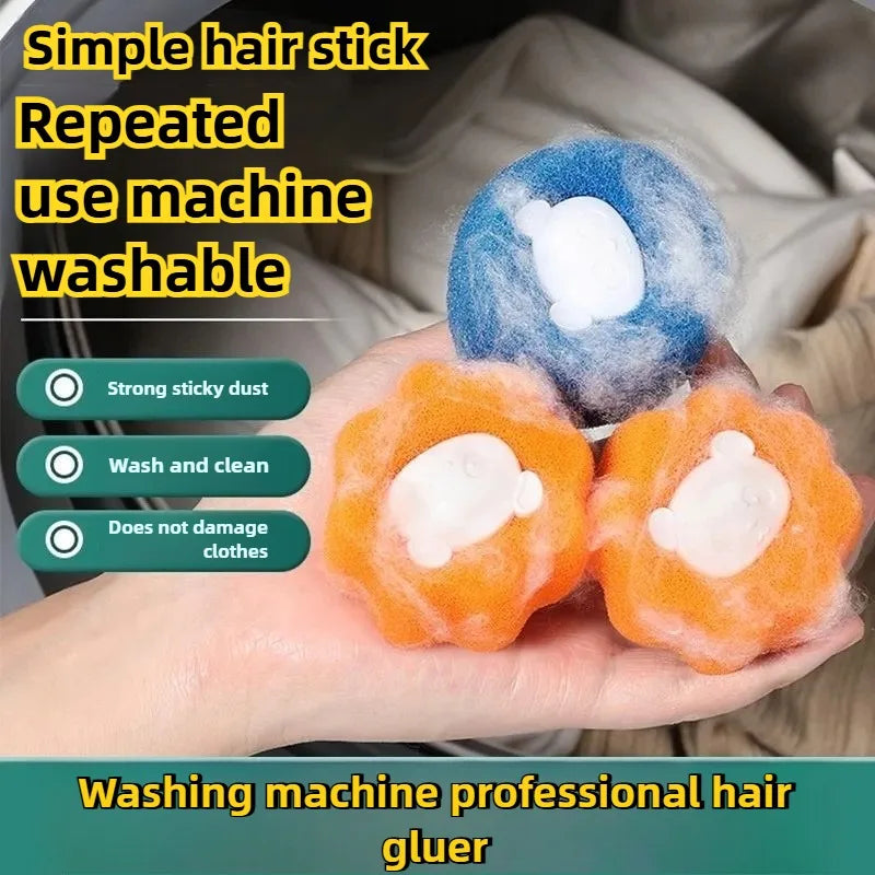 Eco Friendly Laundry Pet Hair Catcher Washing Machine Filter Reusable Fur Lint Remover Ball Home Cleaning Accessory