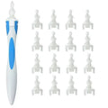 Hot Ear Wax Remover Tool Spiral Ear Cleaner With Soft Silicone 16 Replacement Tips Simply To Grab Extract Earwax ear Health Care