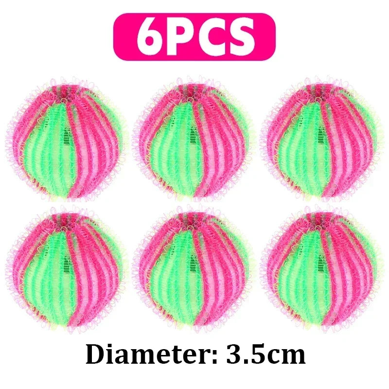 30/6pcs Magic Laundry Balls Hair Catcher Cleaning Balls Reusable Washing Machine Fur Stain Removal Filter Dirty Collection Tools
