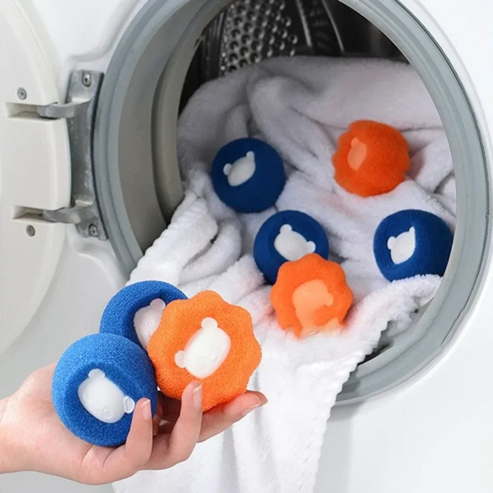 Eco Friendly Laundry Pet Hair Catcher Washing Machine Filter Reusable Fur Lint Remover Ball Home Cleaning Accessory